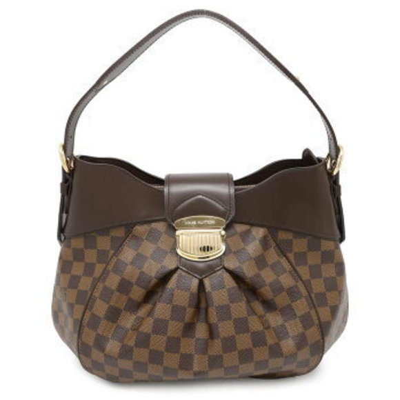 Louis Vuitton Damier Ebene Brown Sistine Handbag Bag - Picture 1 of 8